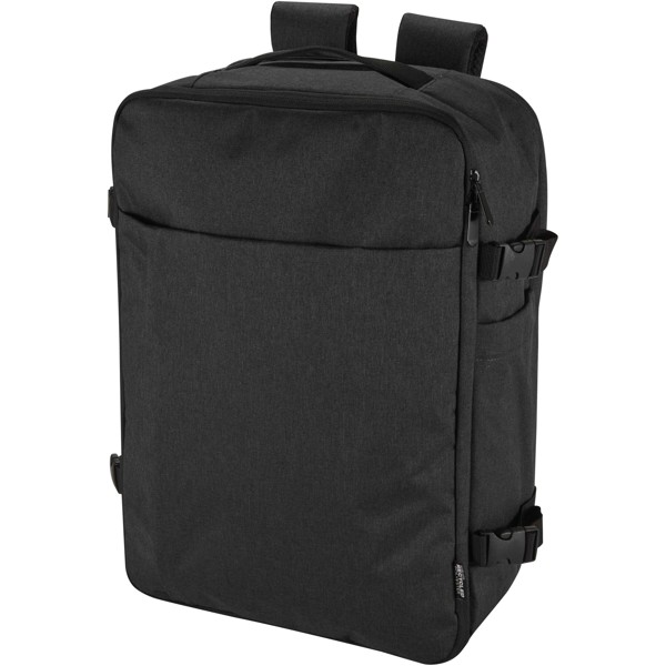 Libra 17" GRS gerecycleerde handbagagerugzak 25L - Gemêleerd houtskool