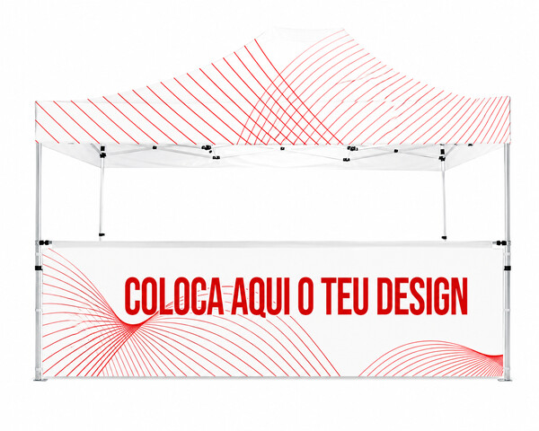 Meia Parede 6x1m, Impressão em Poliéster 100% 115g/m²