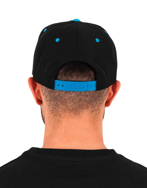Classic Snapback 2-Tone Cap - Royal / Orange / ONE SIZE