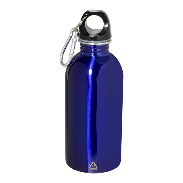 Bouteille en acier inoxydable recyclée Ressuto - Bleu