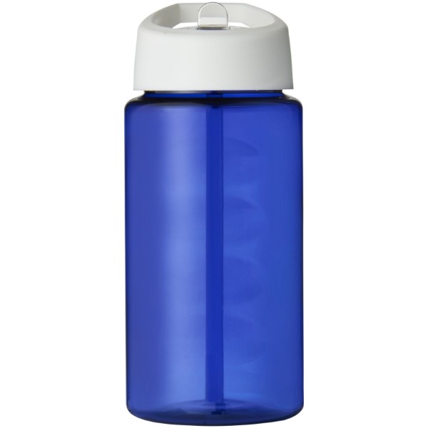 Bouteille de sport H2O Active® Bop 500ml couvercle à bec verseur - Bleu / Blanc