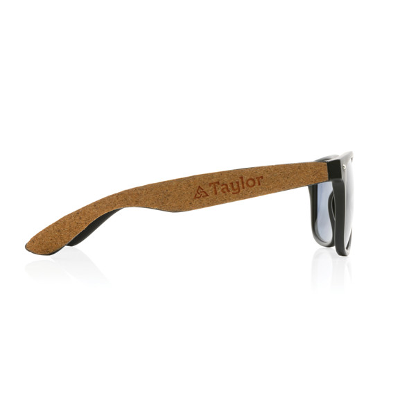 Lunettes de soleil en PC recyclé GRS avec liège