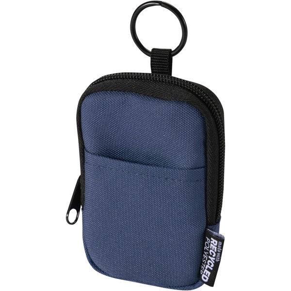 Petite pochette Byron Clip & Go recyclée certifiée GRS de 0,2 L - Marine