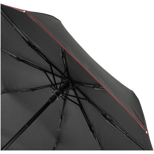 Stark-mini 53 cm foldbar fuldautomatisk paraply - Rød