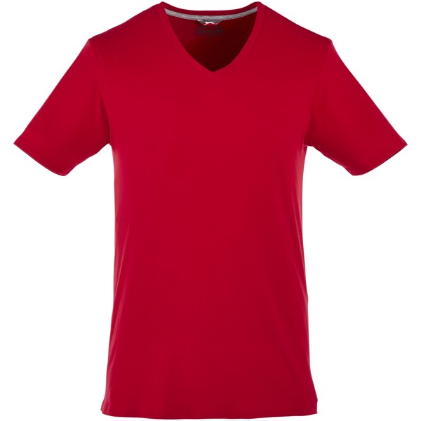 Bosey short sleeve men's v-neck t-shirt - Dark Red / XXL
