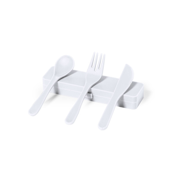 Set Couverts Florax - Blanc