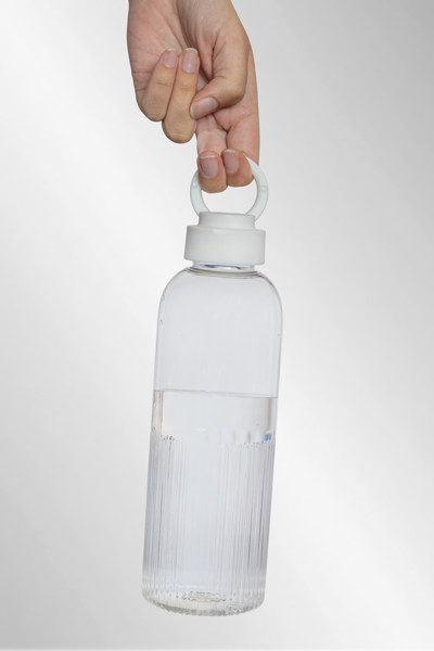 Ripple RCS rPET auslaufsichere Wasserflasche, 750ml - Weiß