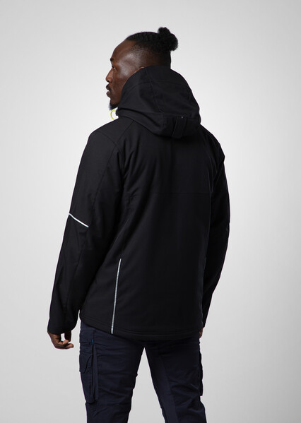 3407 3 LAYER PADDED JACKET GREY XS