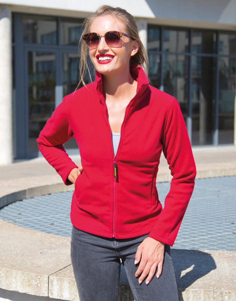 Ladies Horizon High Grade Microfleece Jacket - Black / L