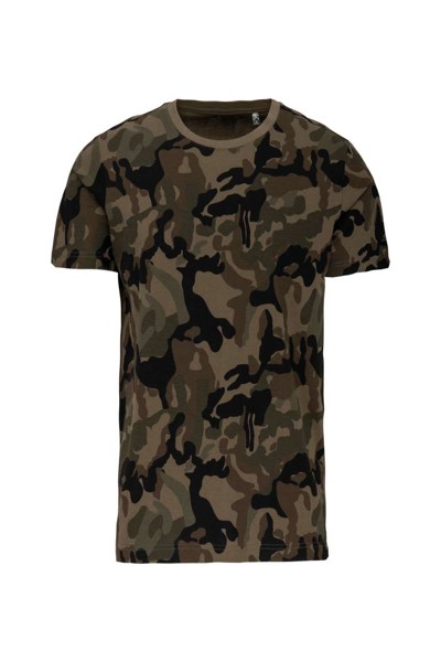 Men's Short-Sleeved Camo T-Shirt - S