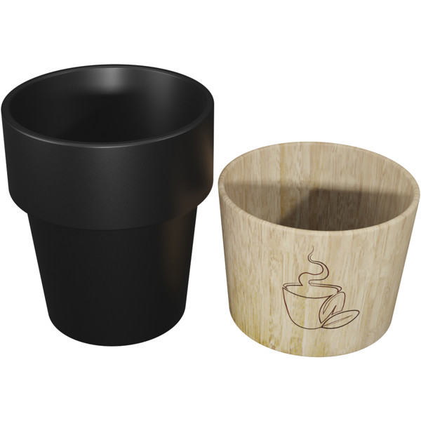 Conjunto de 4 canecas de café de cerâmica magnéticas "D06" "SCX.design"