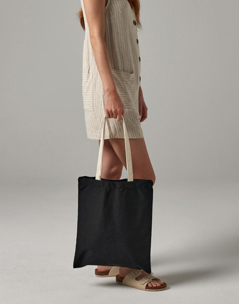 Earthaware™ Organic Bag For Life - Contrast Handle - Black / Natural / ONE SIZE