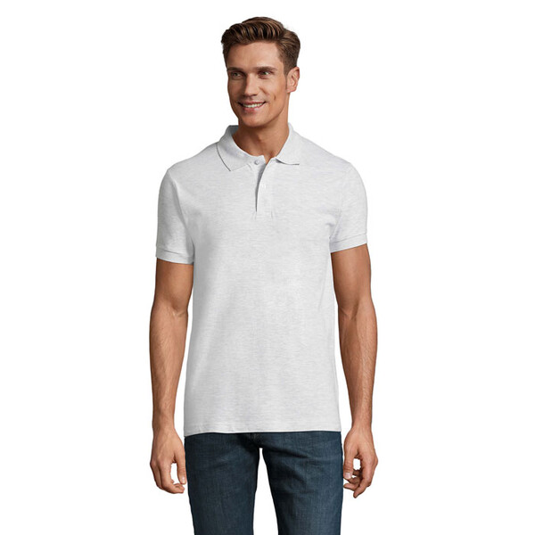 PERFECT MEN Polo homen 180g - CinzaM