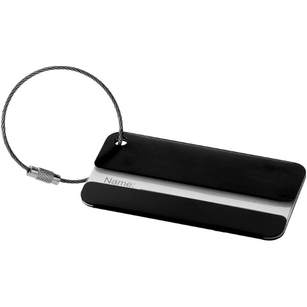 Traveler luggage tag - Black
