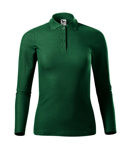 Polokošile Dámská Malfini® Pique Polo Ls - Dark Green / XS