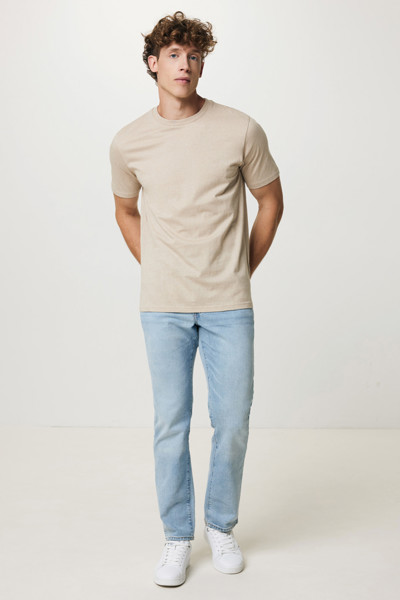 T-shirt léger en coton recyclé IQONIQ Sierra - Light Heather Brown / XXL