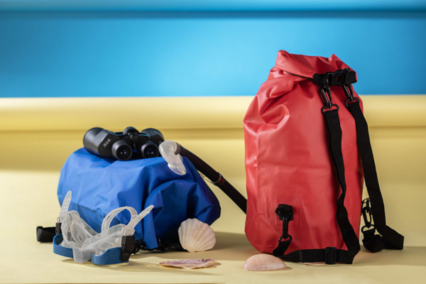 Waterproof backpack FLOW - red
