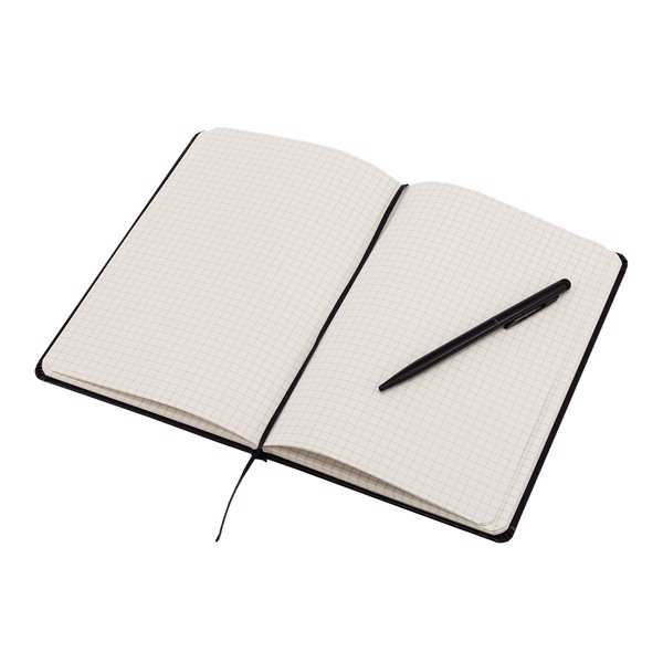 Abrantes notepad & pen set - Black