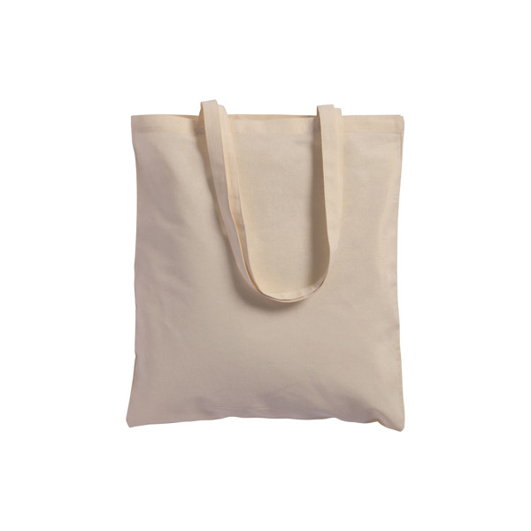 280 G/M2 Canvas Shopping Bag, Long Handles, Natural Color