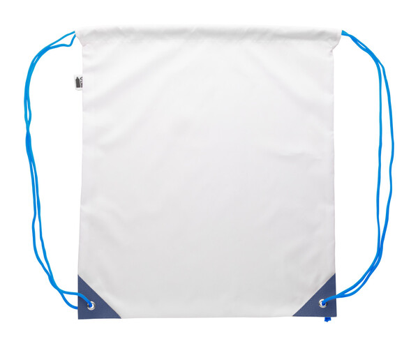 Sac piscine personnalisé CreaDraw Plus RPET - Bleu / Blanc