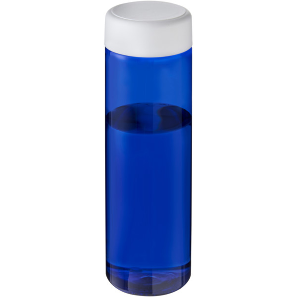 Bouteille d'eau H2O Active® Eco Vibe de 850 ml avec couvercle vissé - Bleu / Blanc