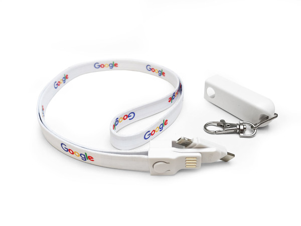 Charging USB lanyard 3in1