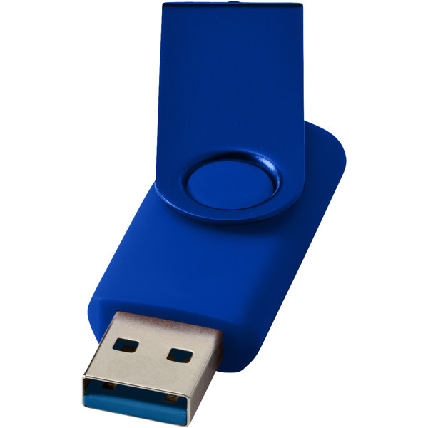 Clé USB 3.0 Rotate métallique - Bleu royal / 64GB