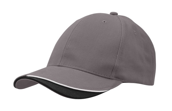 4167 - baseball cap - charcoal/black