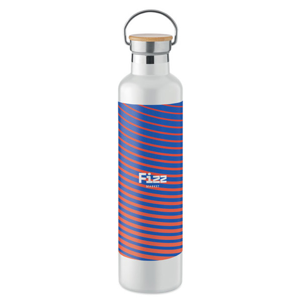 Double wall flask 1L Helsinki Large - White