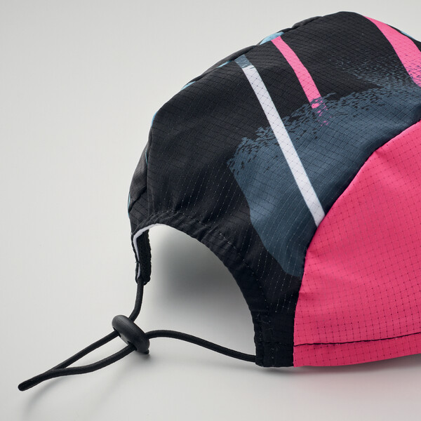 Full colour adult cycling cap with cord closure - Full colour