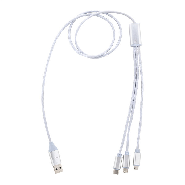 Usb Töltőkábel Ralong - Ezüst