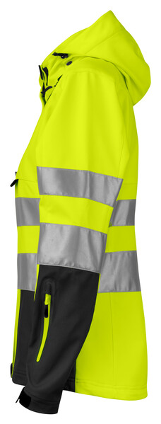 6423 3 LAYER JACKET HV LADY Yellow/black XXXL