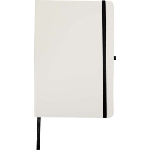 Spectrum A5 hard cover notebook with coloured edge - Black
