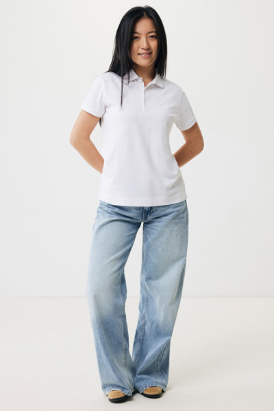 Dámske polo tričko Iqoniq Yosemite z recykl. bavlny - Recycled White / XXL