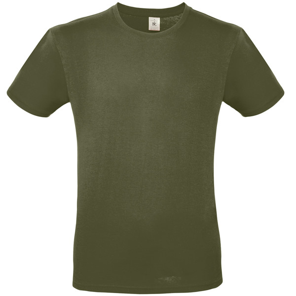 T-Shirt B&C #E150 - 100% Algodão (Investindo Em Better Cotton) - Urban Khaki / M