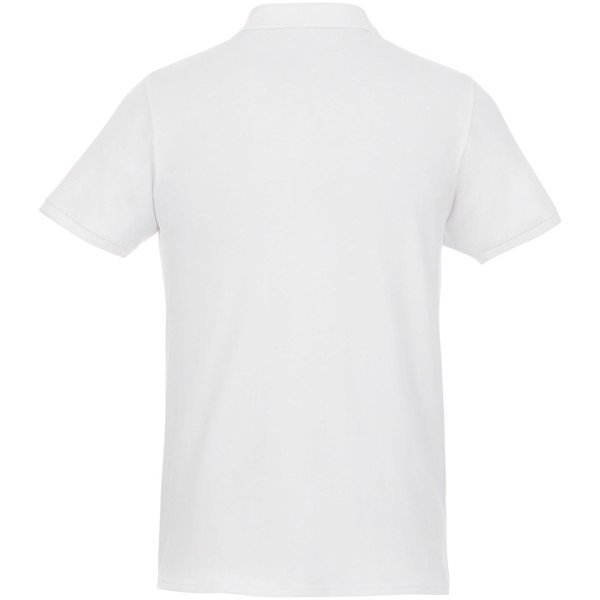 Beryl short sleeve men's organic recycled polo - White / XL