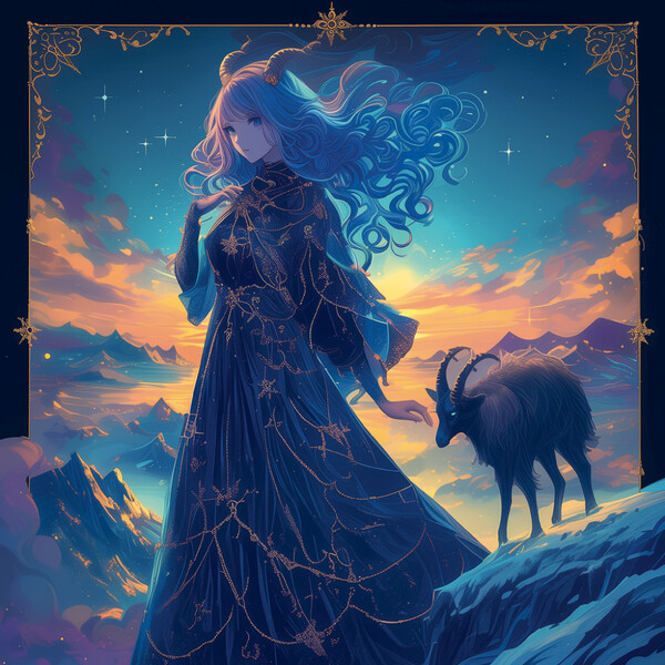 Notique Poznámkový Kalendář Anime Zodiac 2027, 30 x 30 cm - Východní