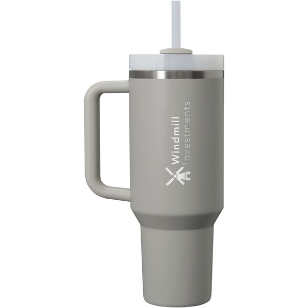 Stanley Quencher® H2.0 FlowState™ 890 ml recycled stainless steel insulated tumbler - Grey