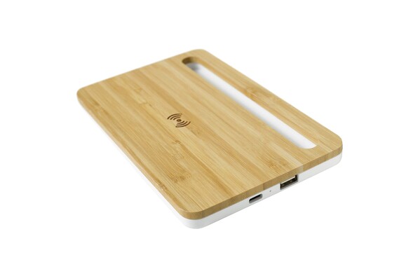 Chargeur sans fil en bambou 5W