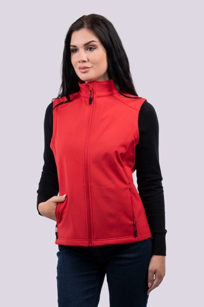 Women’S 3-Layer Softshell Bodywarmer - Black / 2XL