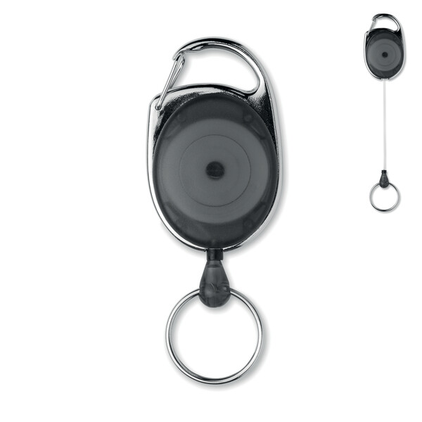 Retractable badge holder Arronsa - Black