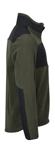 Mountain Fleece - Deep Green / Black / S