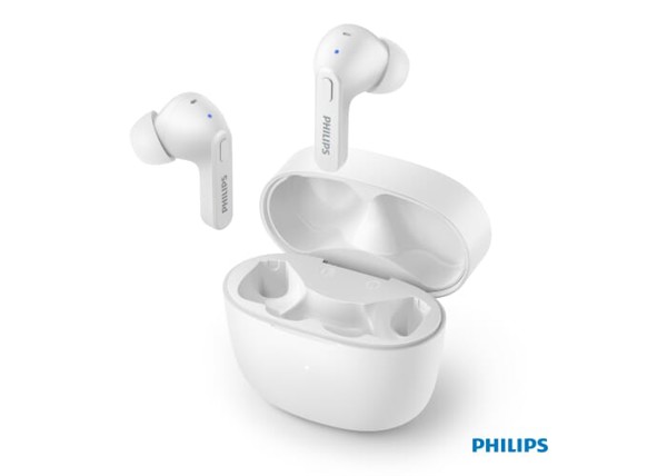 TAT2206 | Philips TWS In-Ear Earbuds With Silicon buds - White