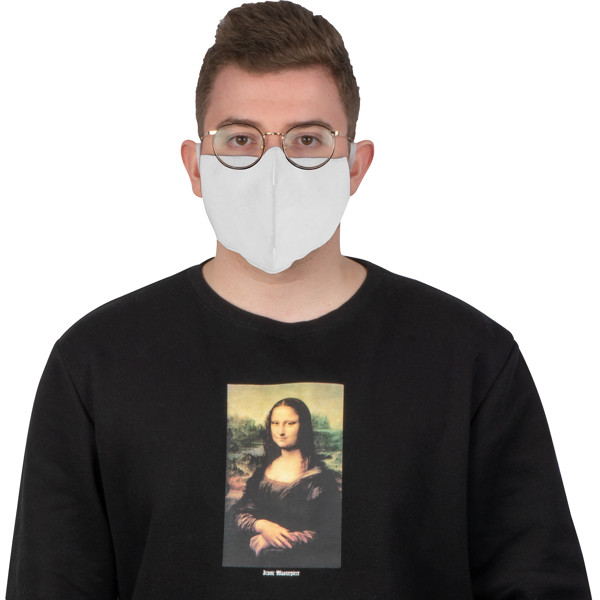 Bavlnené rúško - White