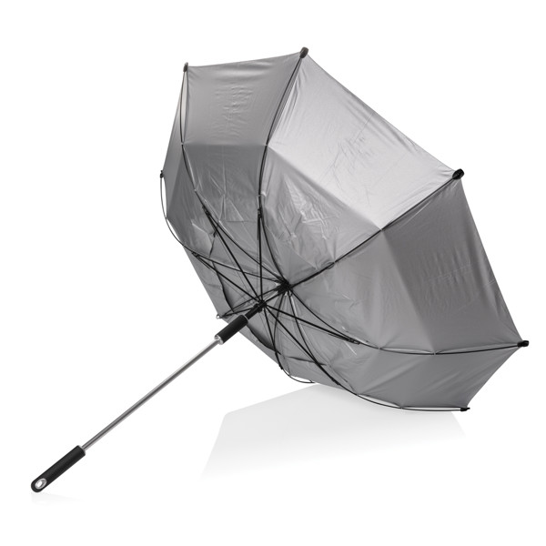 Aware storm umbrella 120 cm,rPET fabric - Black