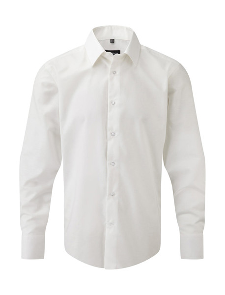 Oxford ShirtLS - White / 3XL