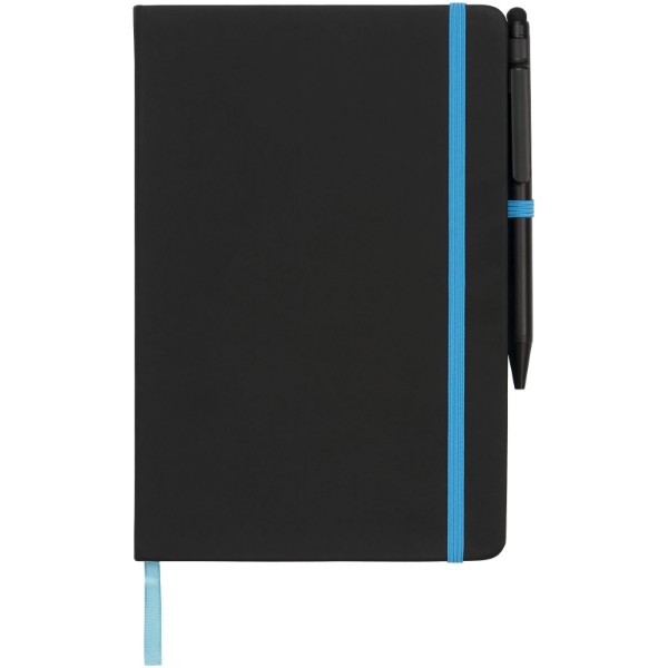 Carnet de notes M Noir Edge - Noir / Bleu