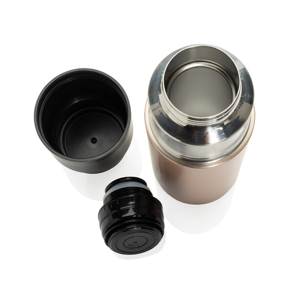 Thermocup RCS recykl. termoska s vakuovou izolací a šálkem - Bronz