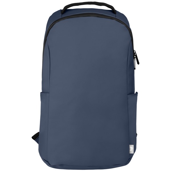 Malmö - Sac à dos recyclé imperméable - Bleu marine / Transfert de chaleur