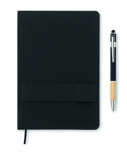 Carnet RPET A5 avec stylo Nota